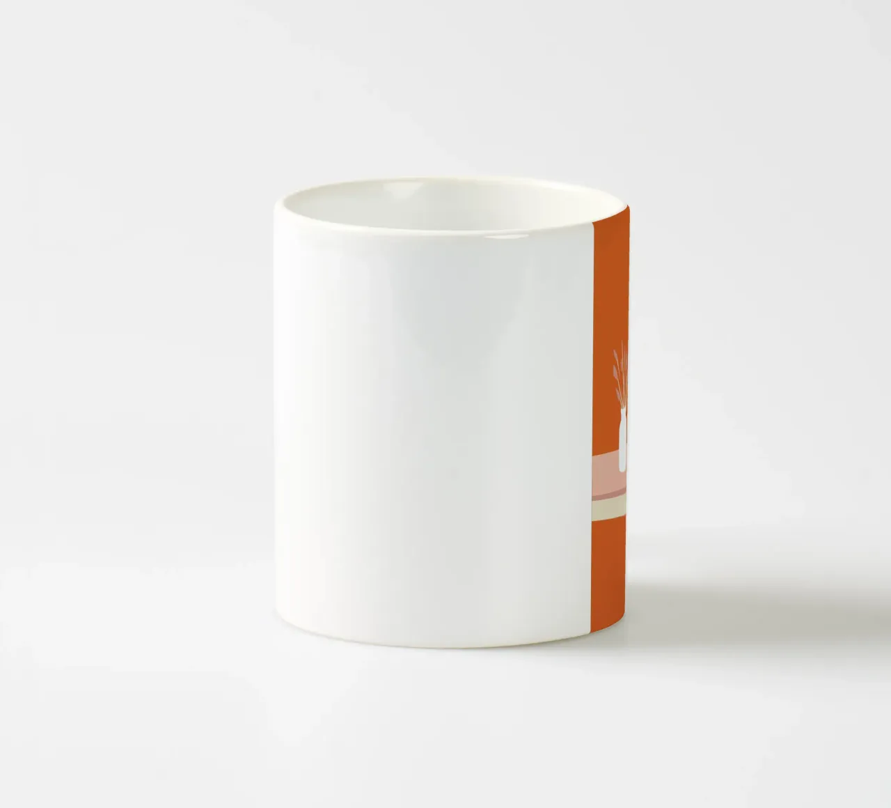 Orange Home tazza in ceramica da Helena Ravenne