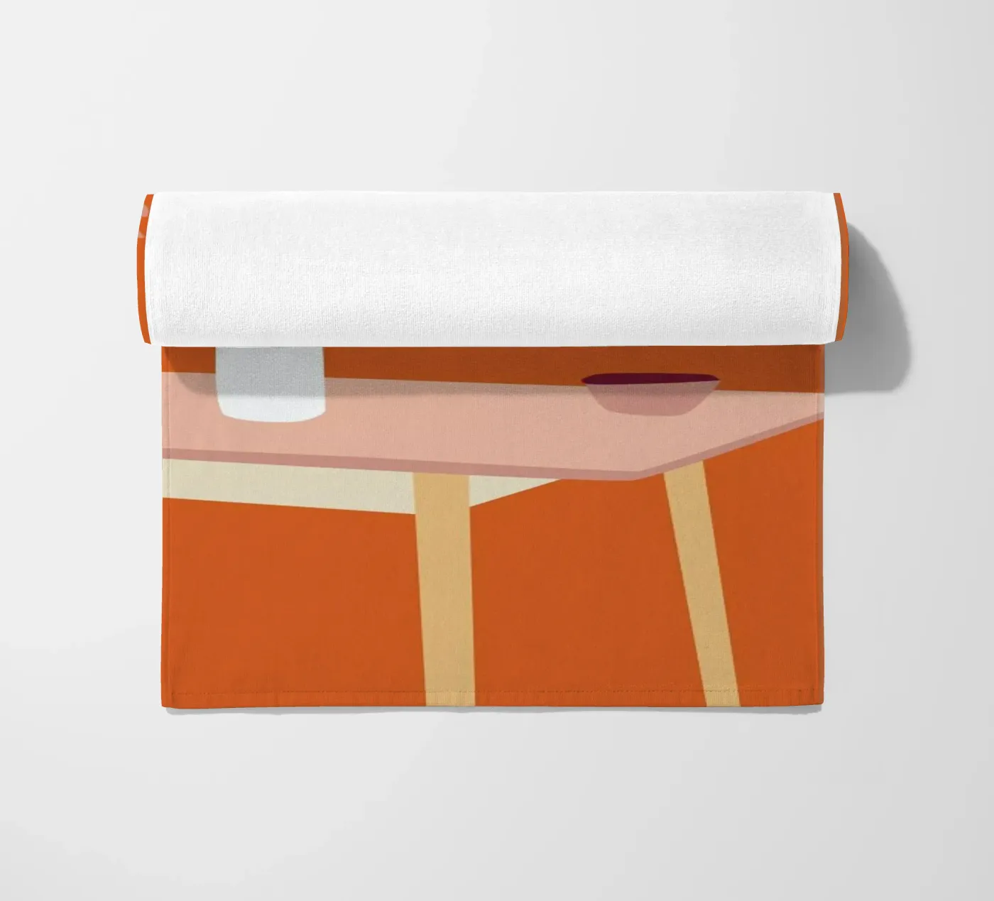 Orange Home telo mare da Helena Ravenne