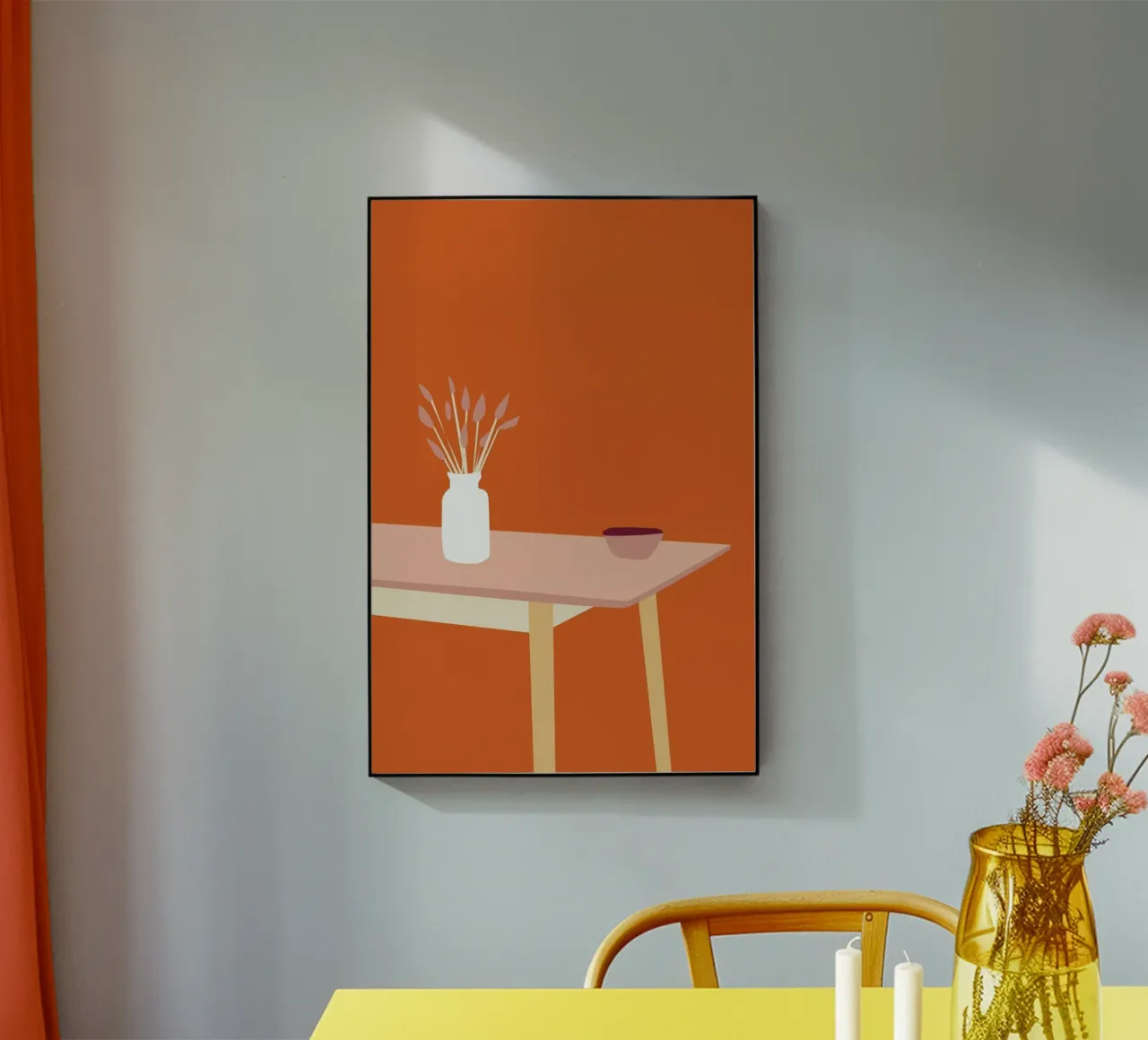 Orange Home plexiglass da Helena Ravenne
