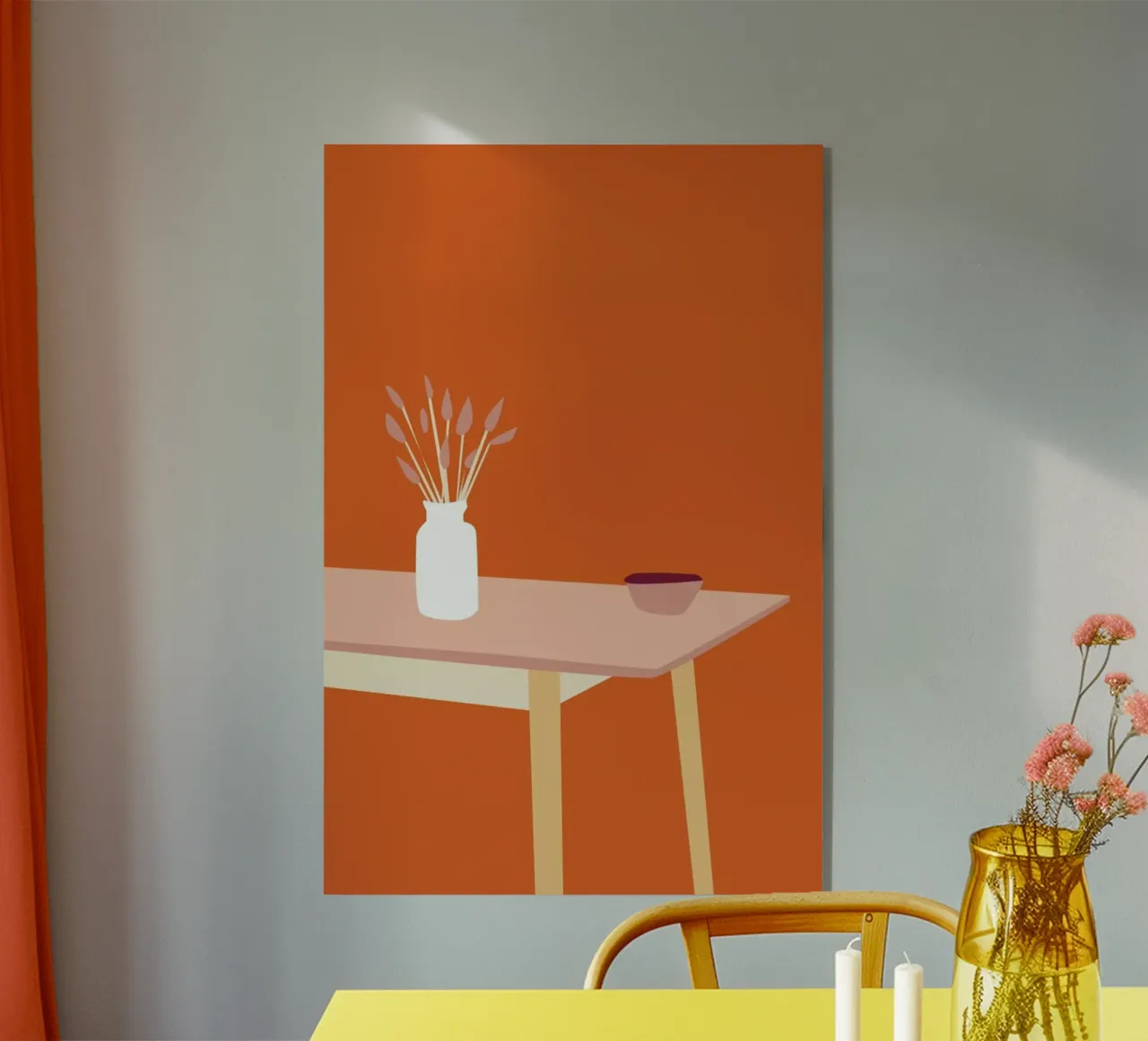 Orange Home plexiglass da Helena Ravenne