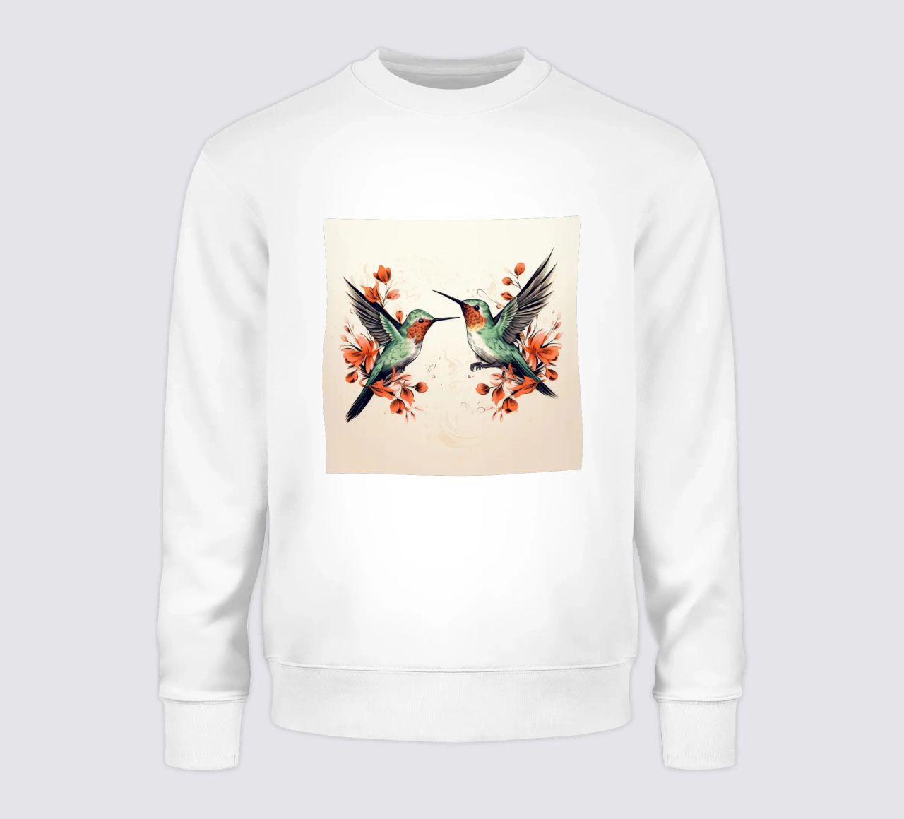 Duo di colibrì retrò felpa da Funny Animals
