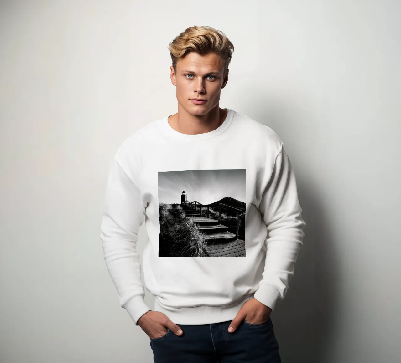 Quermarkenfeuer V - Sylt felpa da Håggard Photography | Ronny Behnert