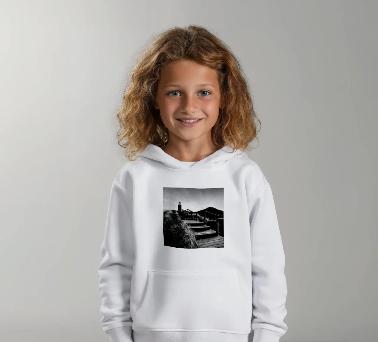 Quermarkenfeuer V - Sylt felpa bambino con cappuccio da Håggard Photography | Ronny Behnert