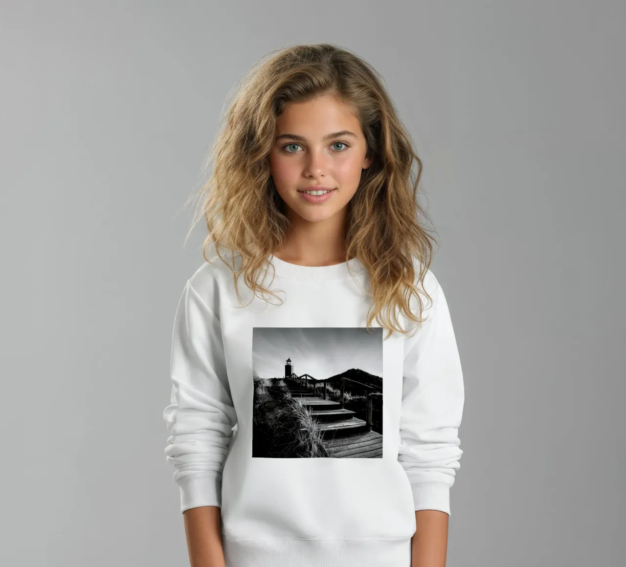 Quermarkenfeuer V - Sylt felpa bambino da Håggard Photography | Ronny Behnert