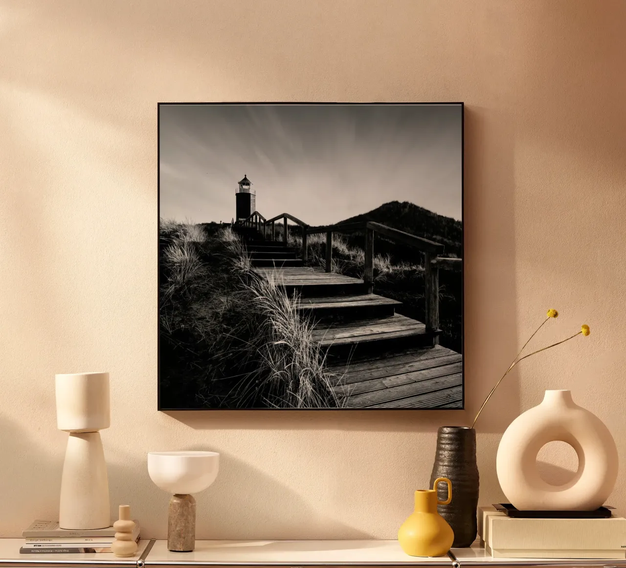 Quermarkenfeuer V - Sylt plexiglass da Håggard Photography | Ronny Behnert
