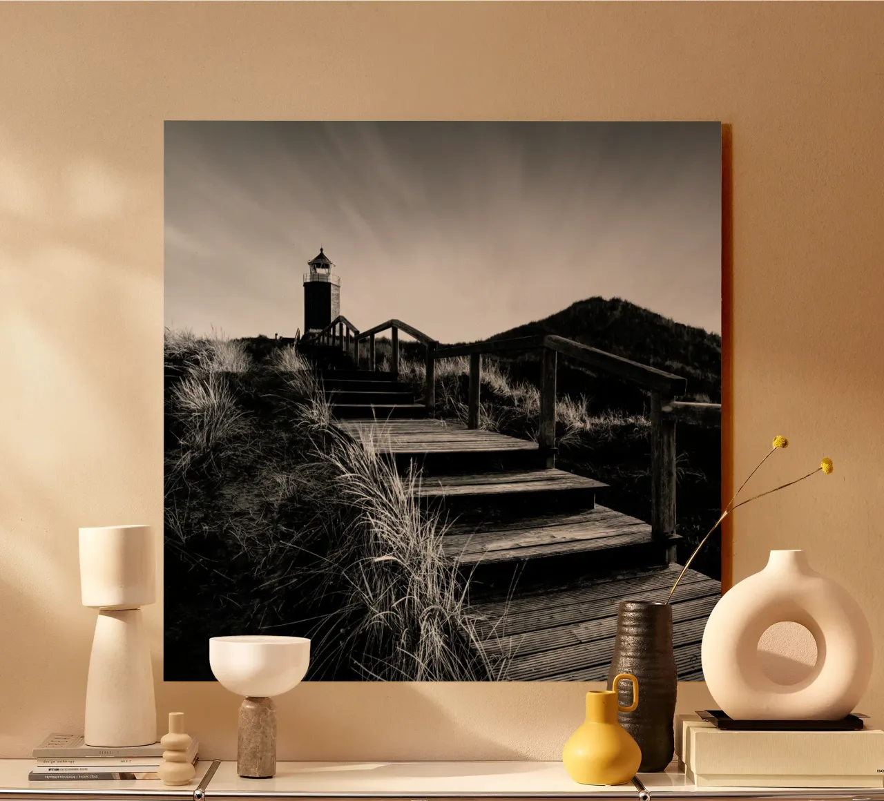 Quermarkenfeuer V - Sylt plexiglass da Håggard Photography | Ronny Behnert