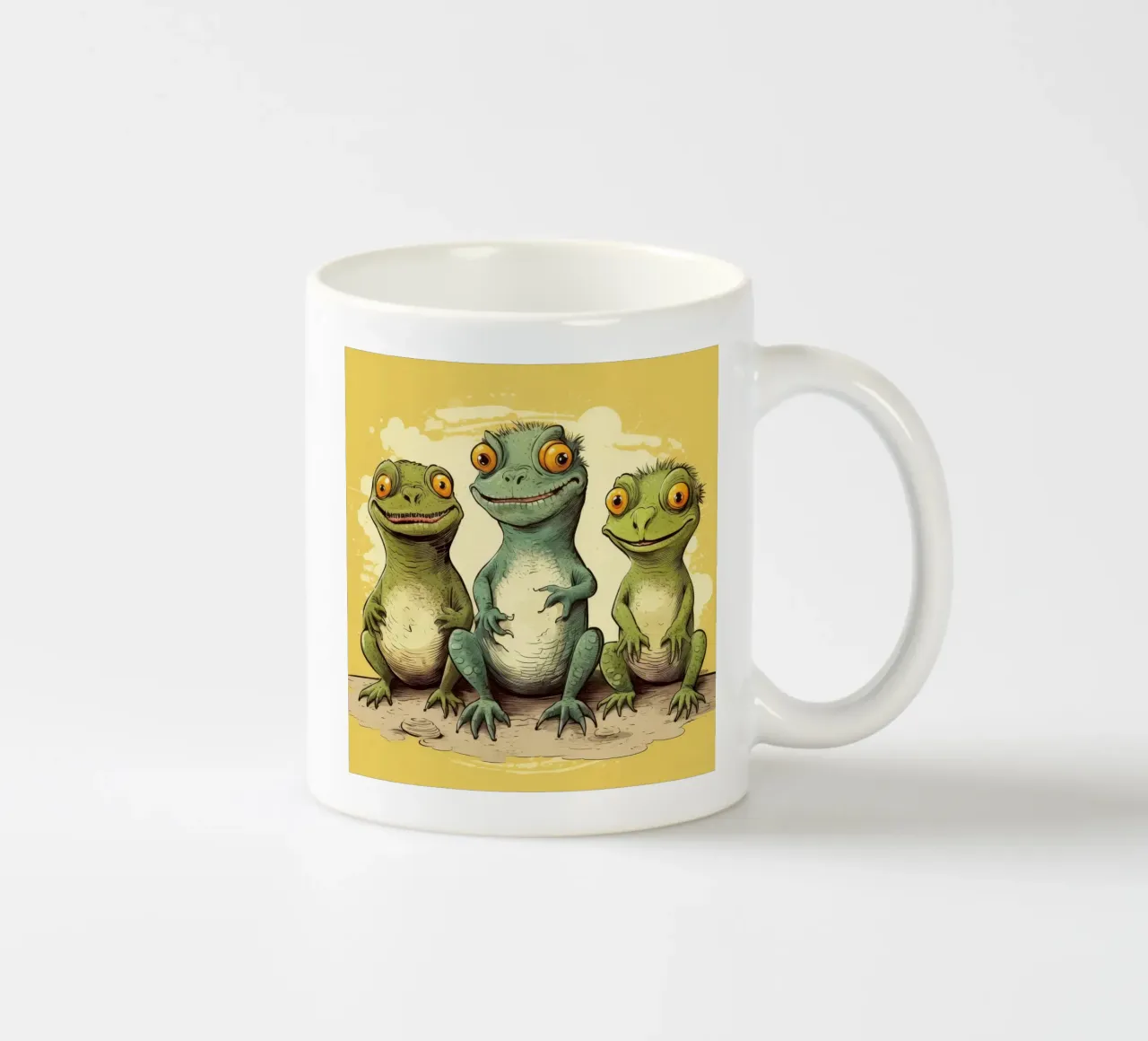 Retro Iguana Gang tazza in ceramica da Funny Animals