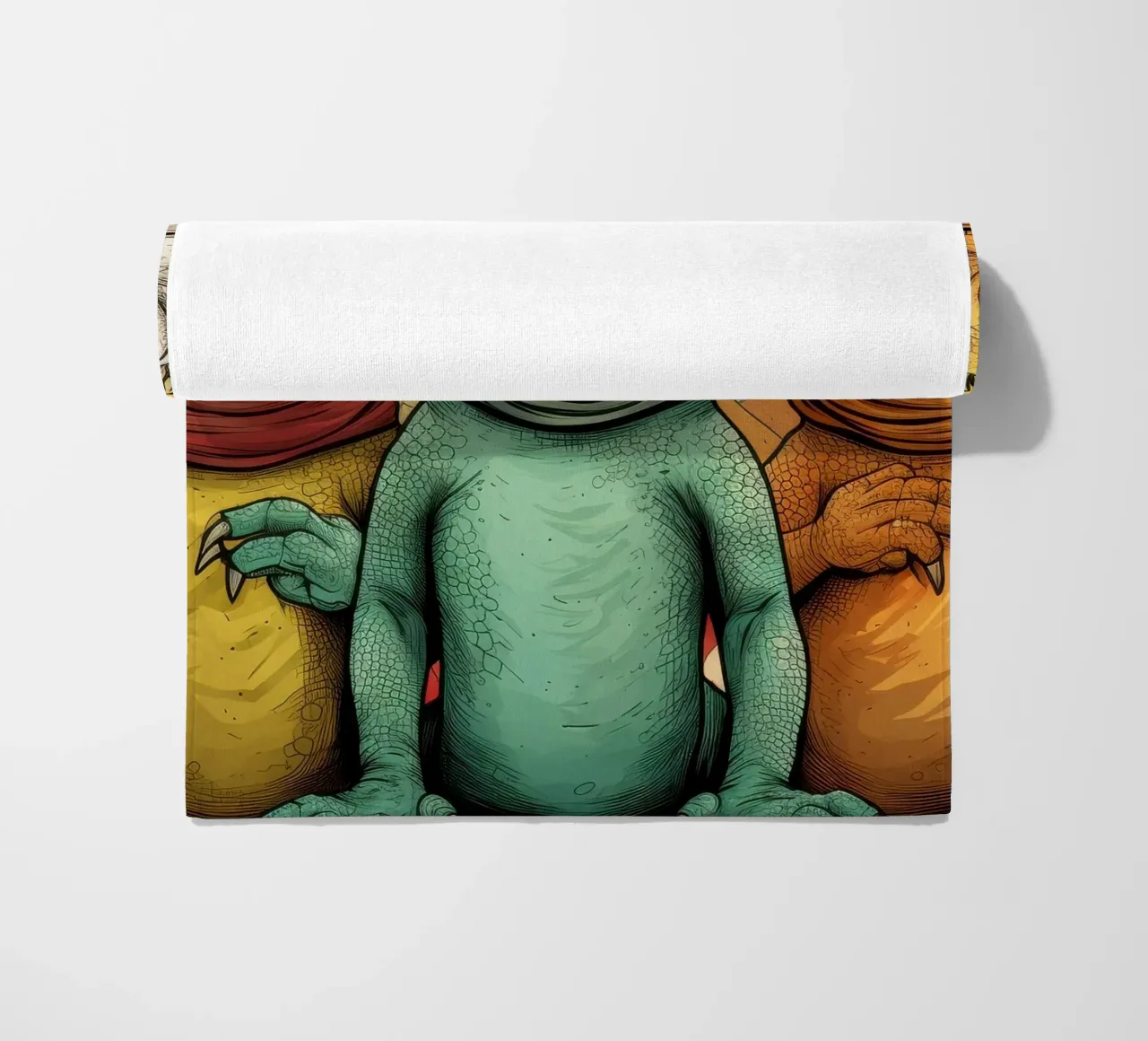 Retro Iguana Gang telo mare da Funny Animals