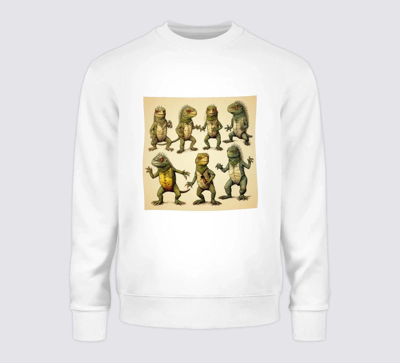 Retro Iguana Gang felpa da Funny Animals