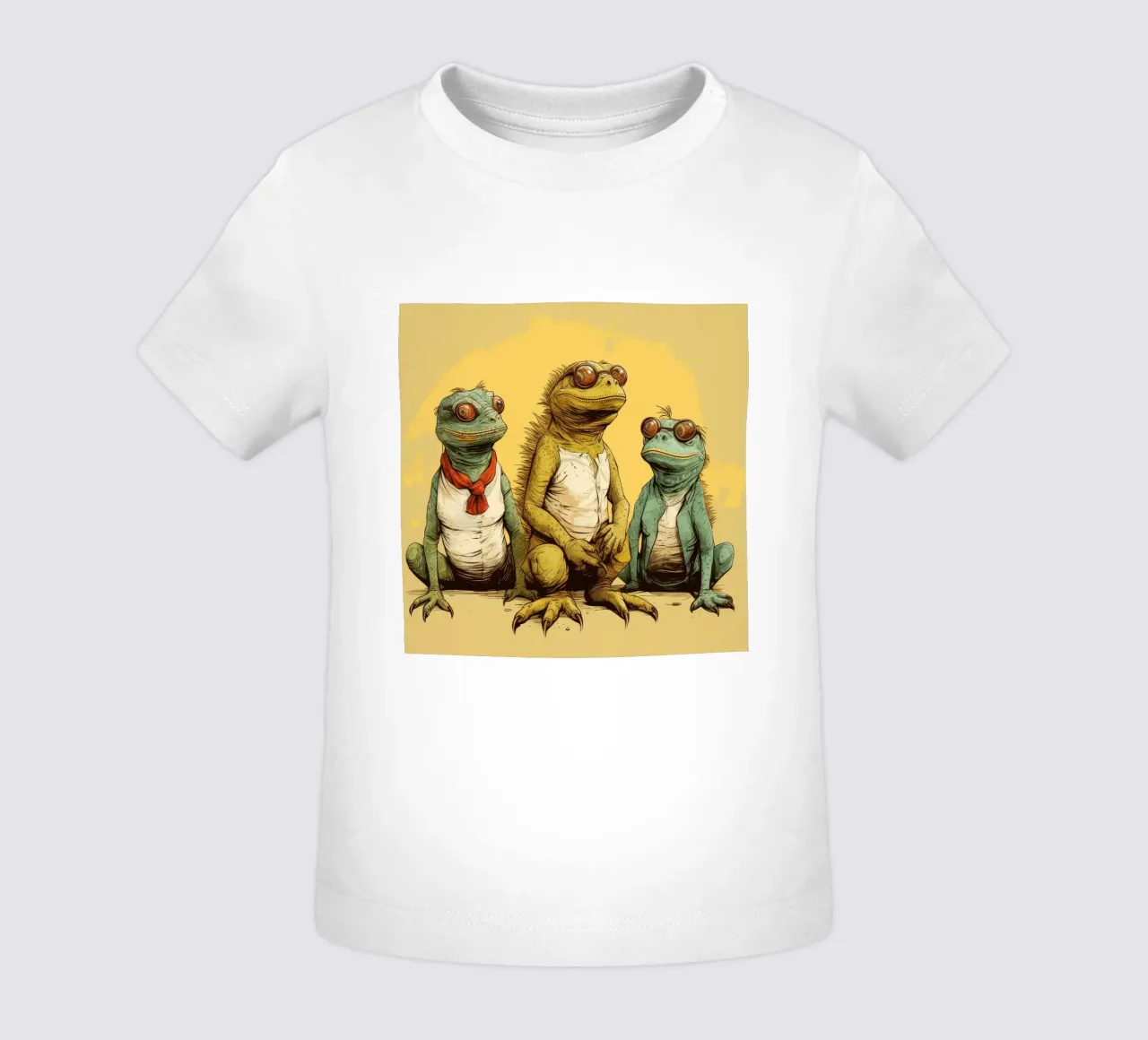 Retro Iguana Gang t-shirt pour bébé de Funny Animals