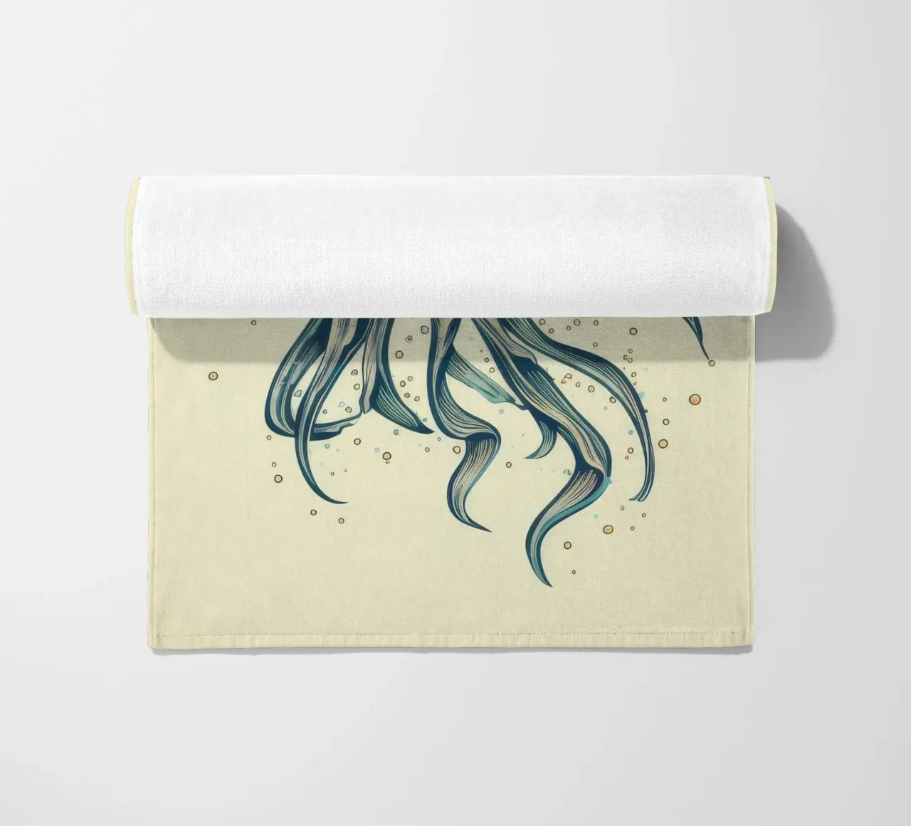 Cartoni animati retrò Funny Cute Jellyfish telo mare da Funny Animals