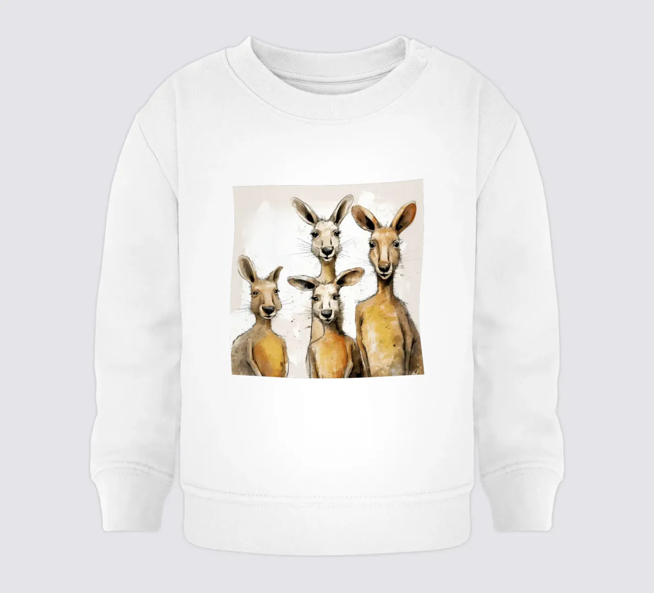 Gang di canguri retrò felpa neonato da Funny Animals