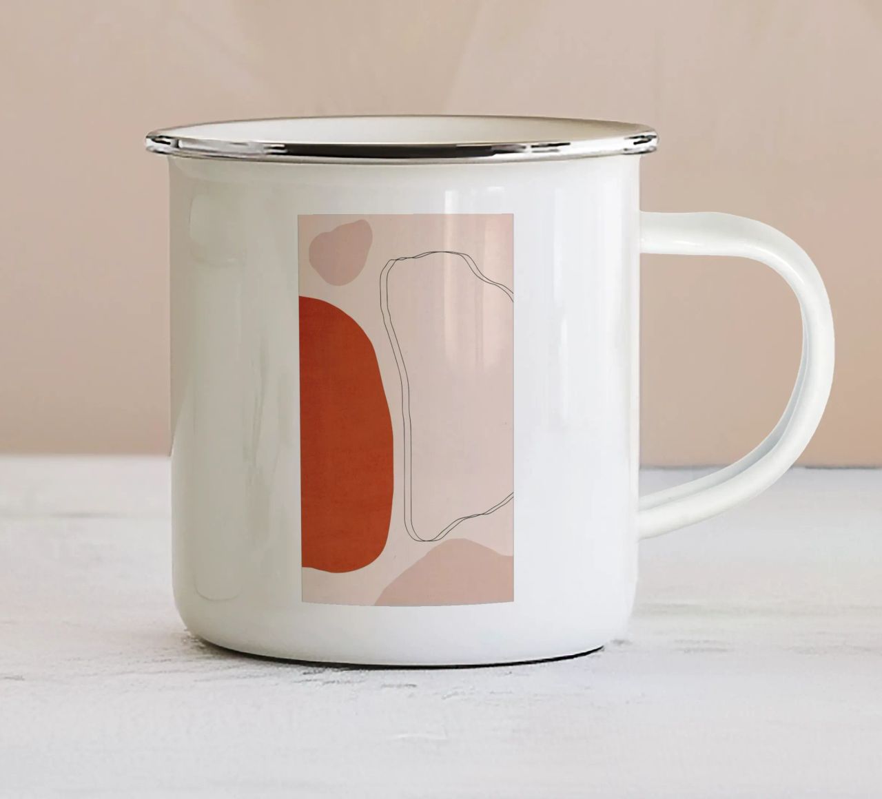 Mindfulness tazza in smalto da Pure