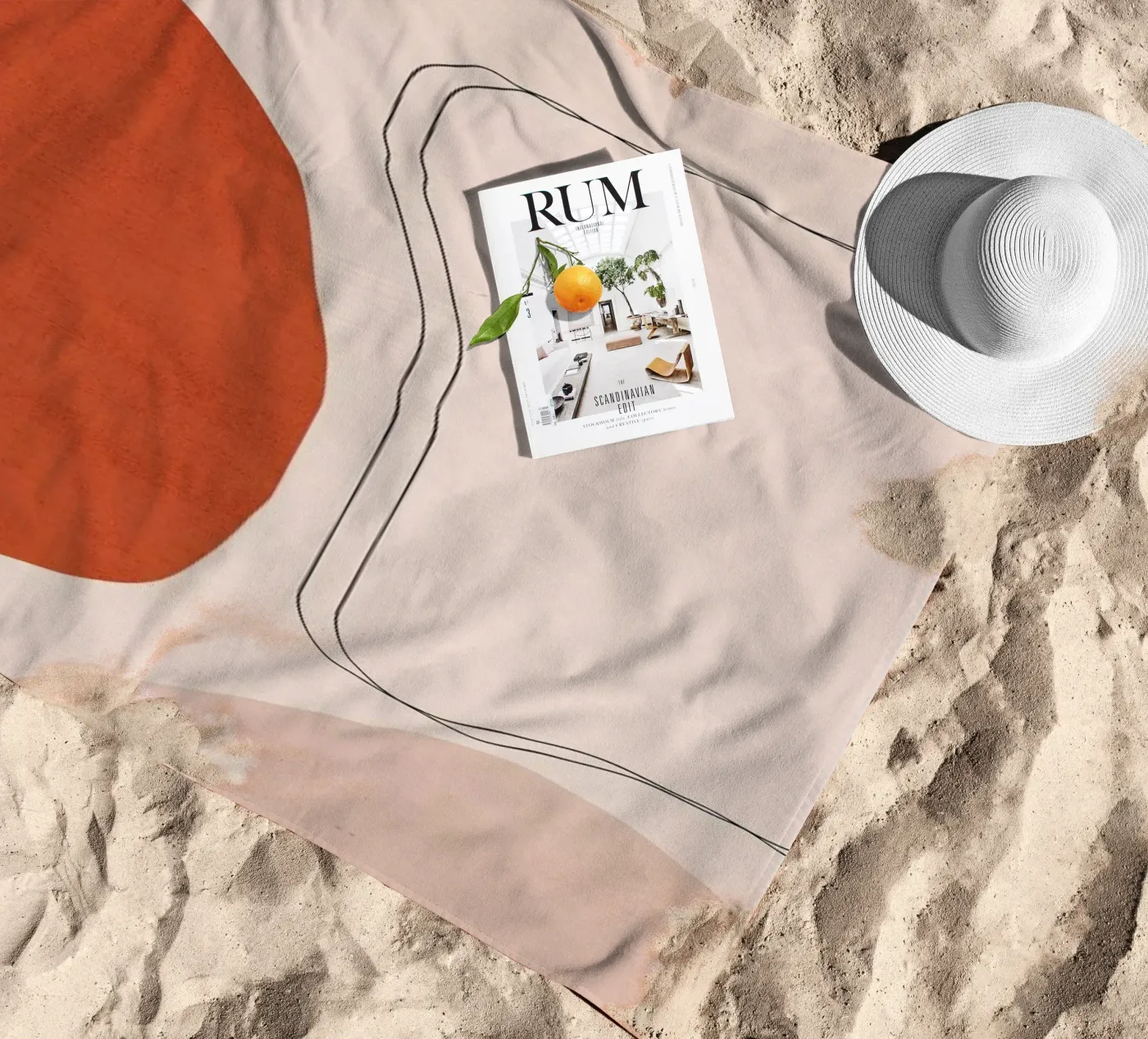 Mindfulness strandhanddoek van Pure