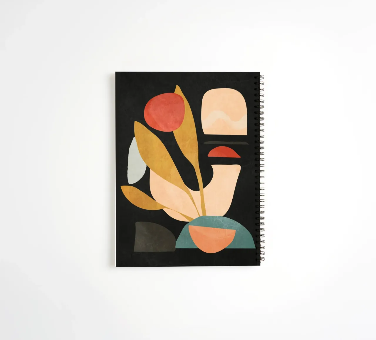 Abstract Shapes 20A spiral notebook by ThingDesign
