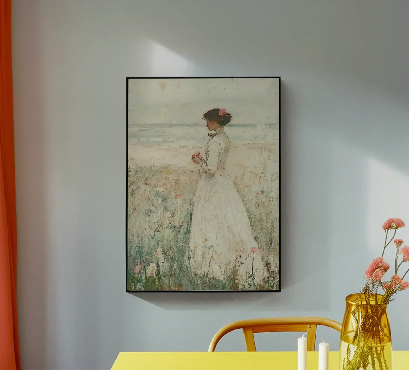 Spring by the sea acrylic glass by Euphoria Theresa