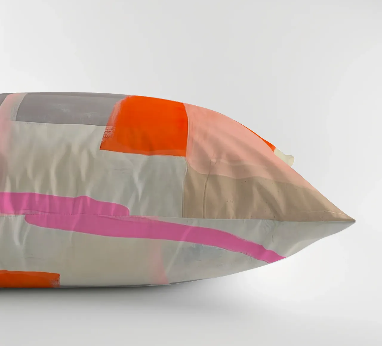 Équilibre en orange et gris coussin de Euphoria Theresa