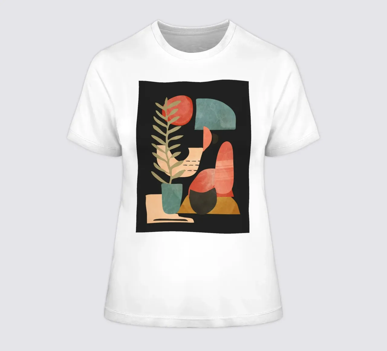 Abstrakte Formen 21A Frauen T-Shirt von ThingDesign