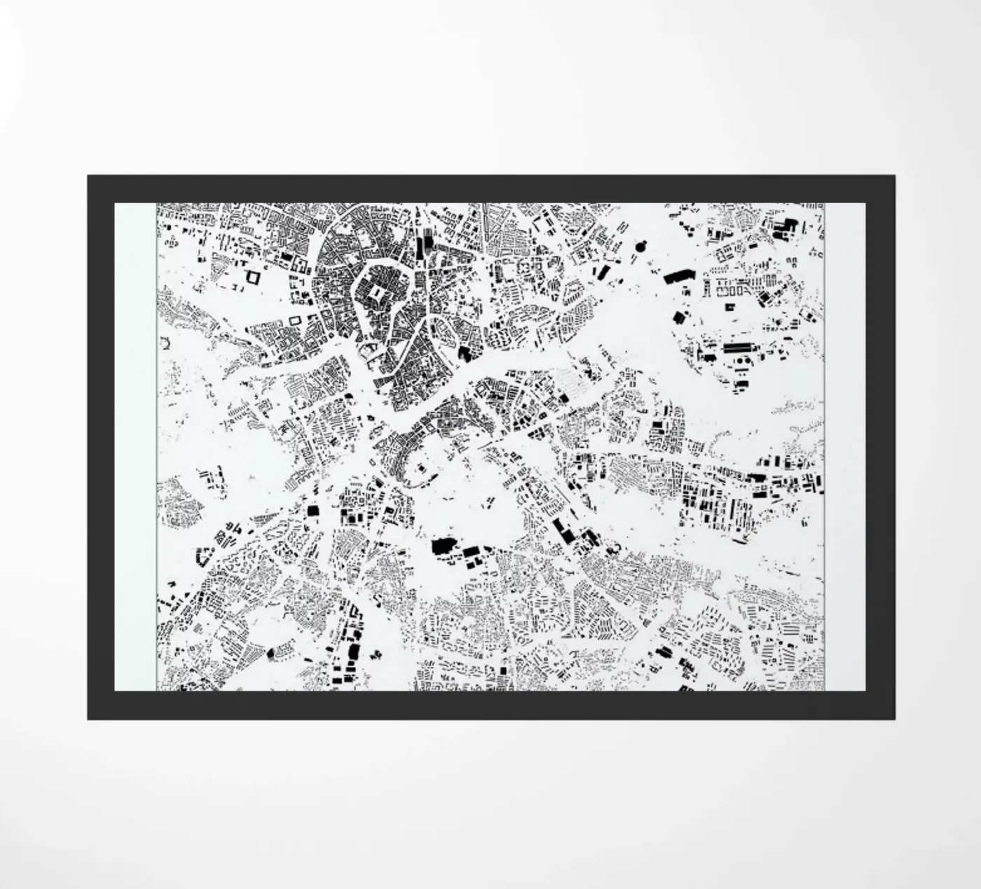 Krakow deurmat van The Cartography Collection