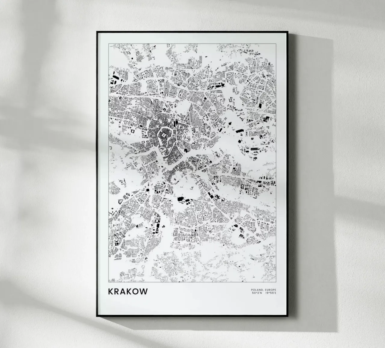 Krakow plexiglass da The Cartography Collection
