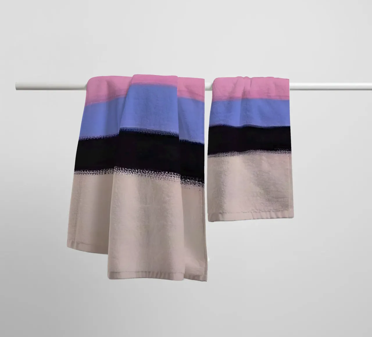 Abstract Silence - Horizontal Painting towel by Euphoria Theresa