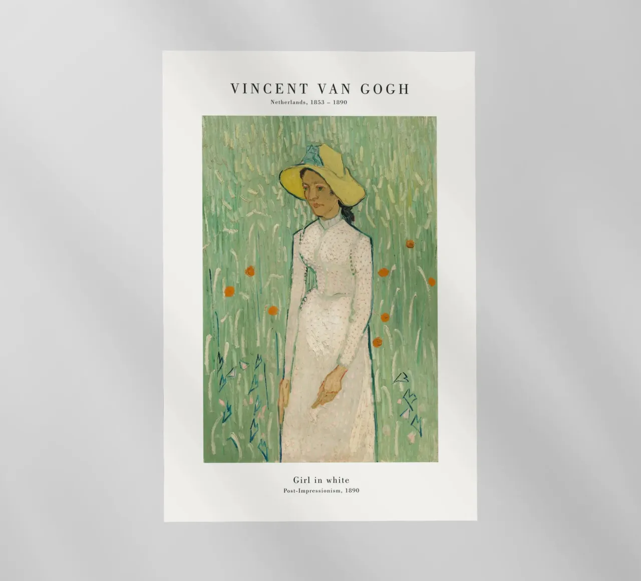 Van Gogh - Ragazza in bianco pellicola backlit da Old Masters