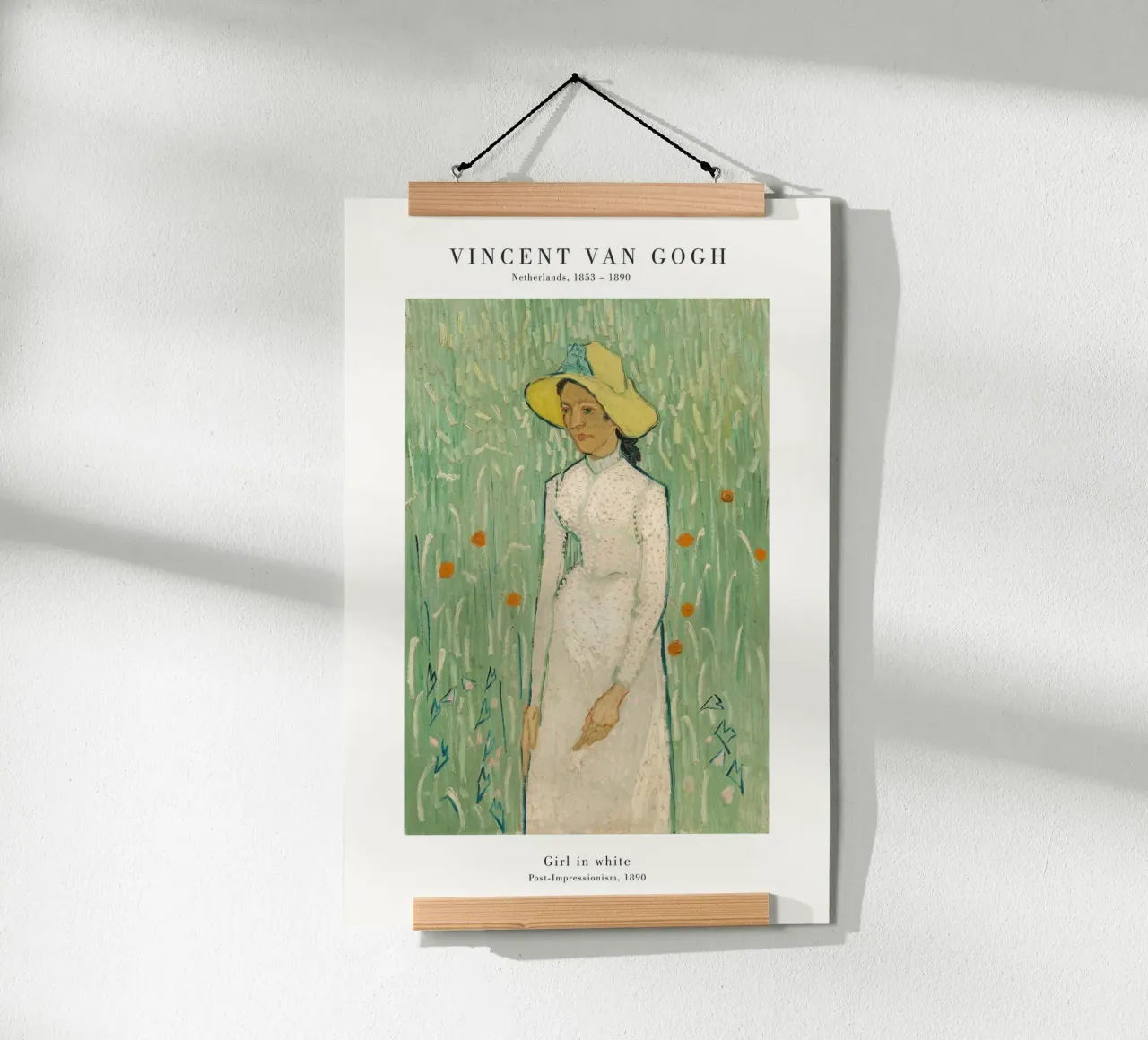 Van Gogh - Ragazza in bianco poster da Old Masters