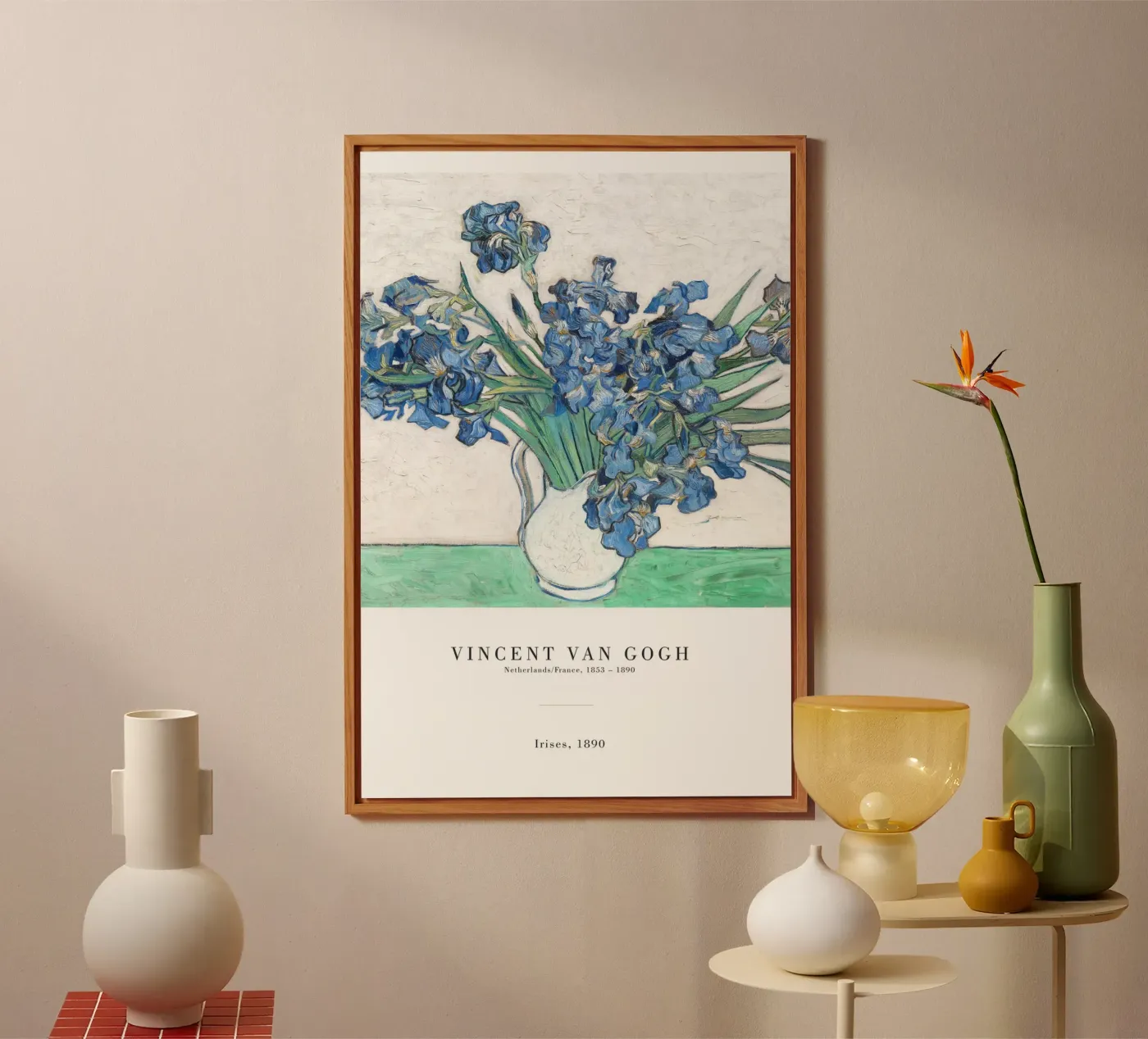 Van Gogh - Iris forex plate by Old Masters