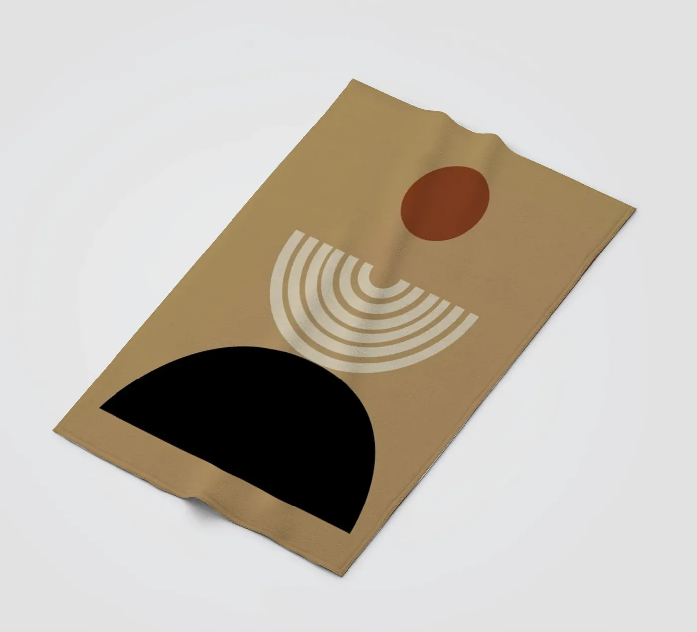 Caramel fleecedeken van Pure