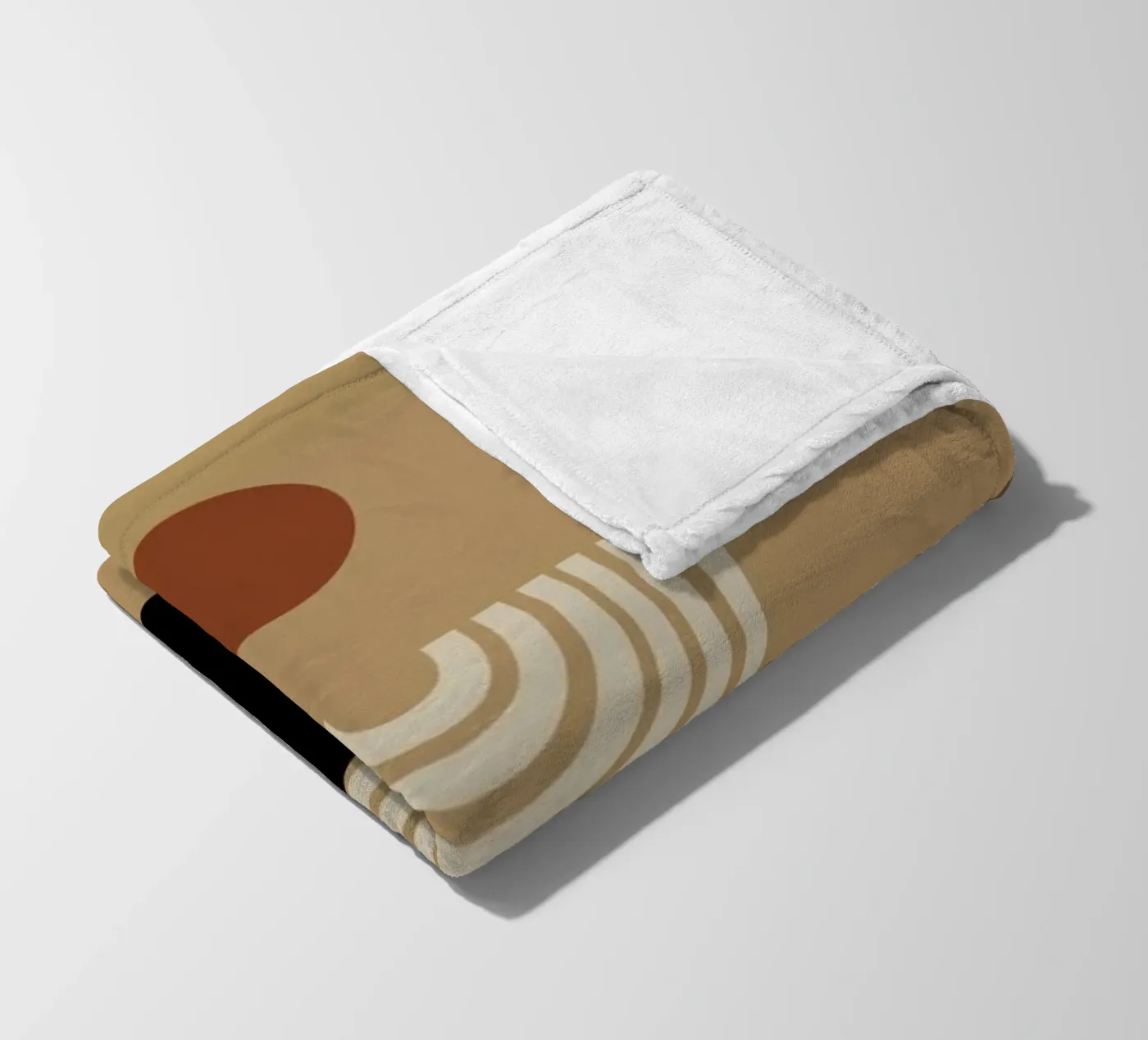 Caramel fleecedeken van Pure