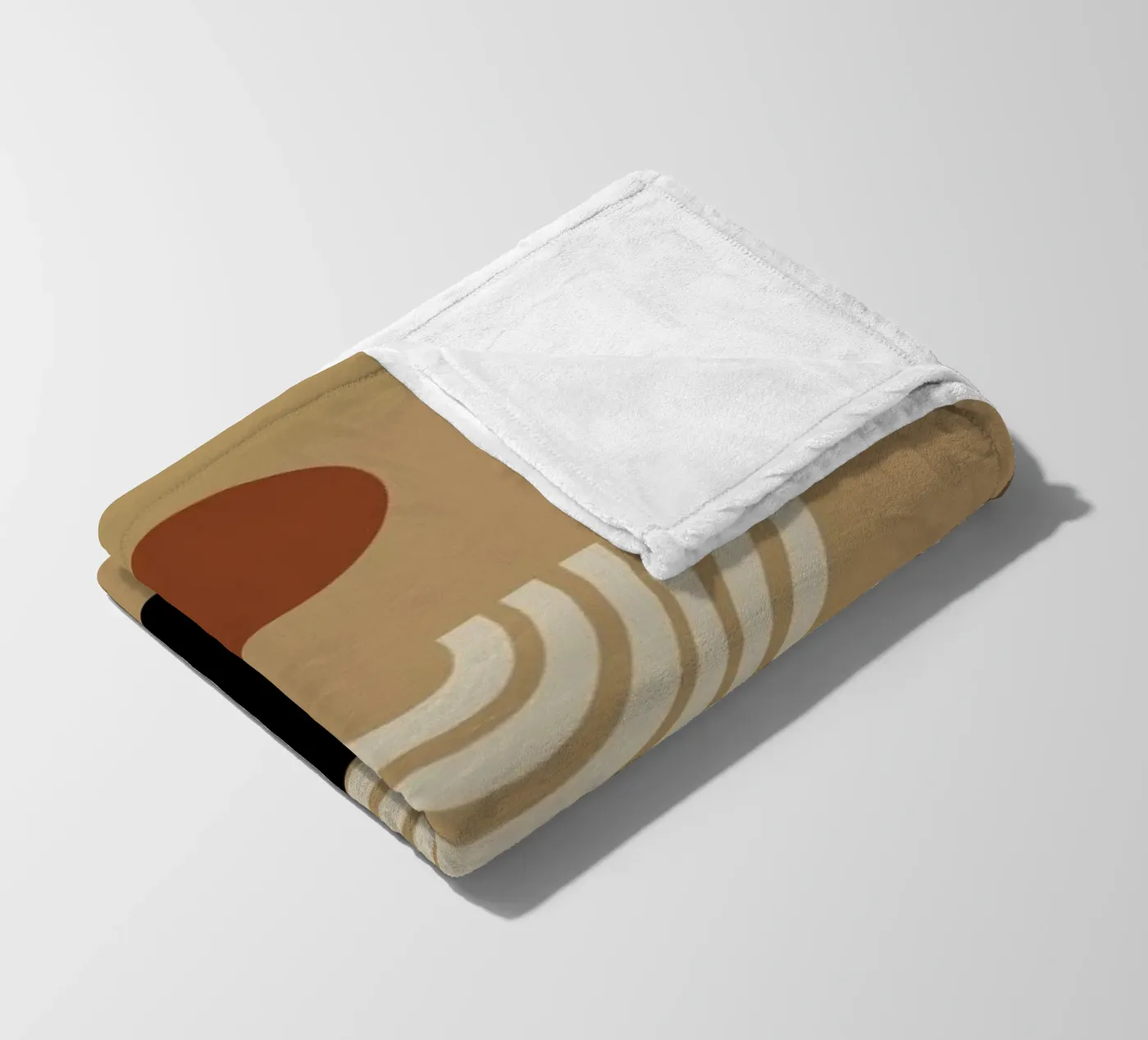 Caramel fleecedeken van Pure