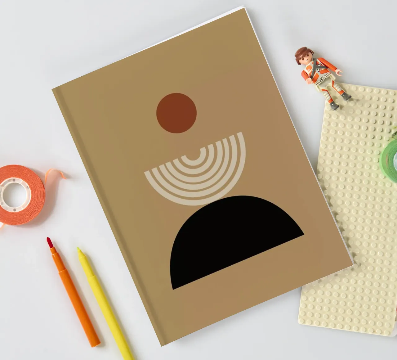 Caramel notebook by Pure