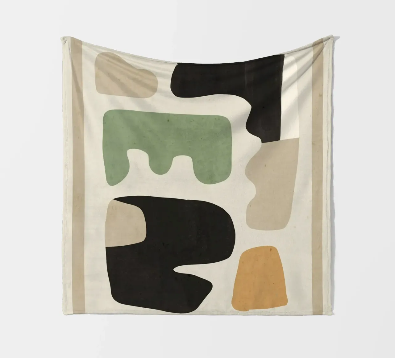 Forme astratte moderne minimali 01 coperta in pile da ThingDesign