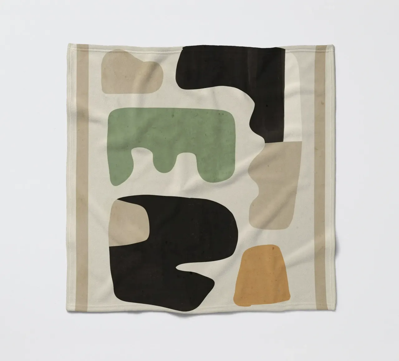Forme astratte moderne minimali 01 coperta in pile da ThingDesign
