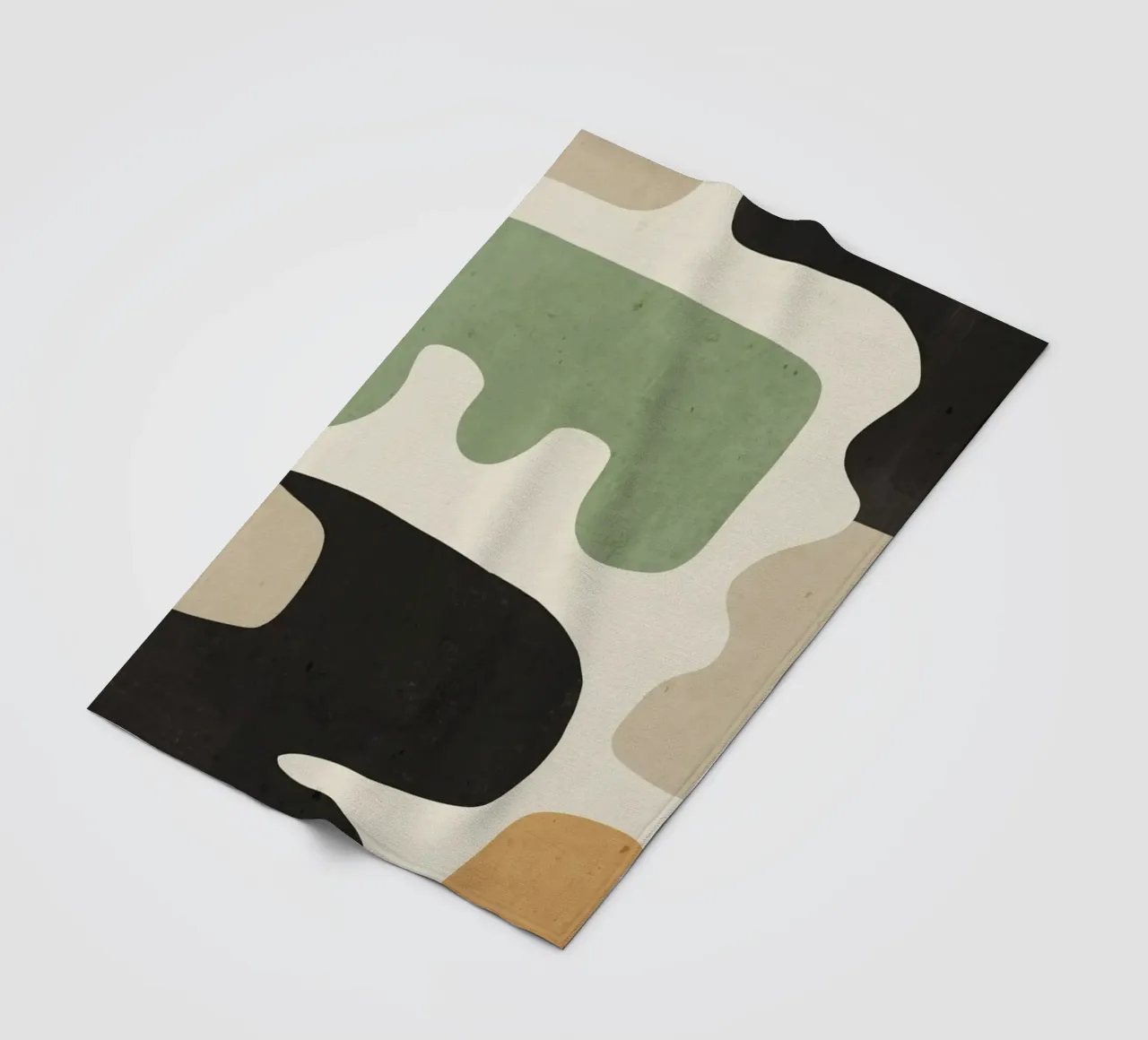 Forme astratte moderne minimali 01 coperta in pile da ThingDesign