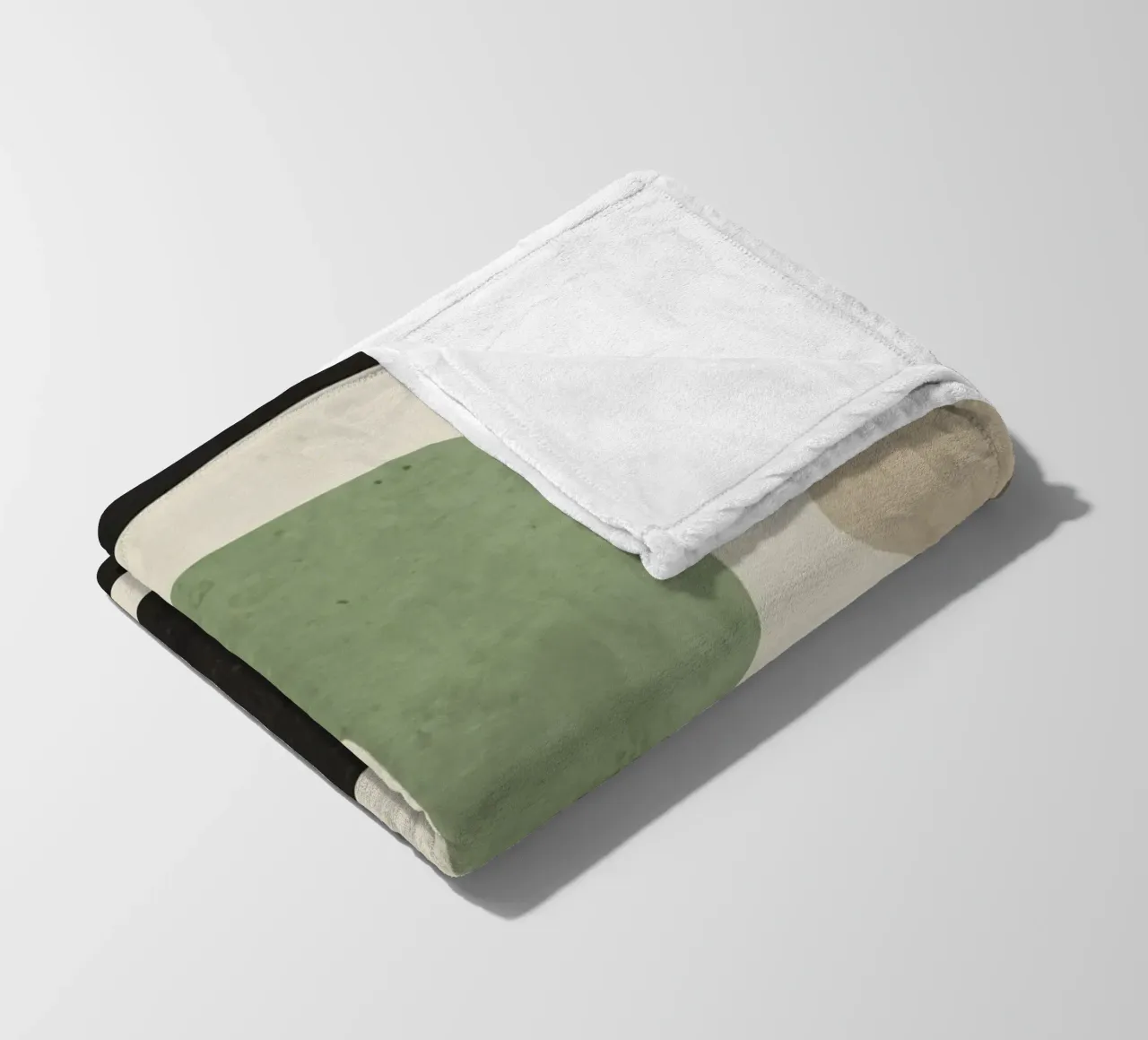 Forme astratte moderne minimali 01 coperta in pile da ThingDesign