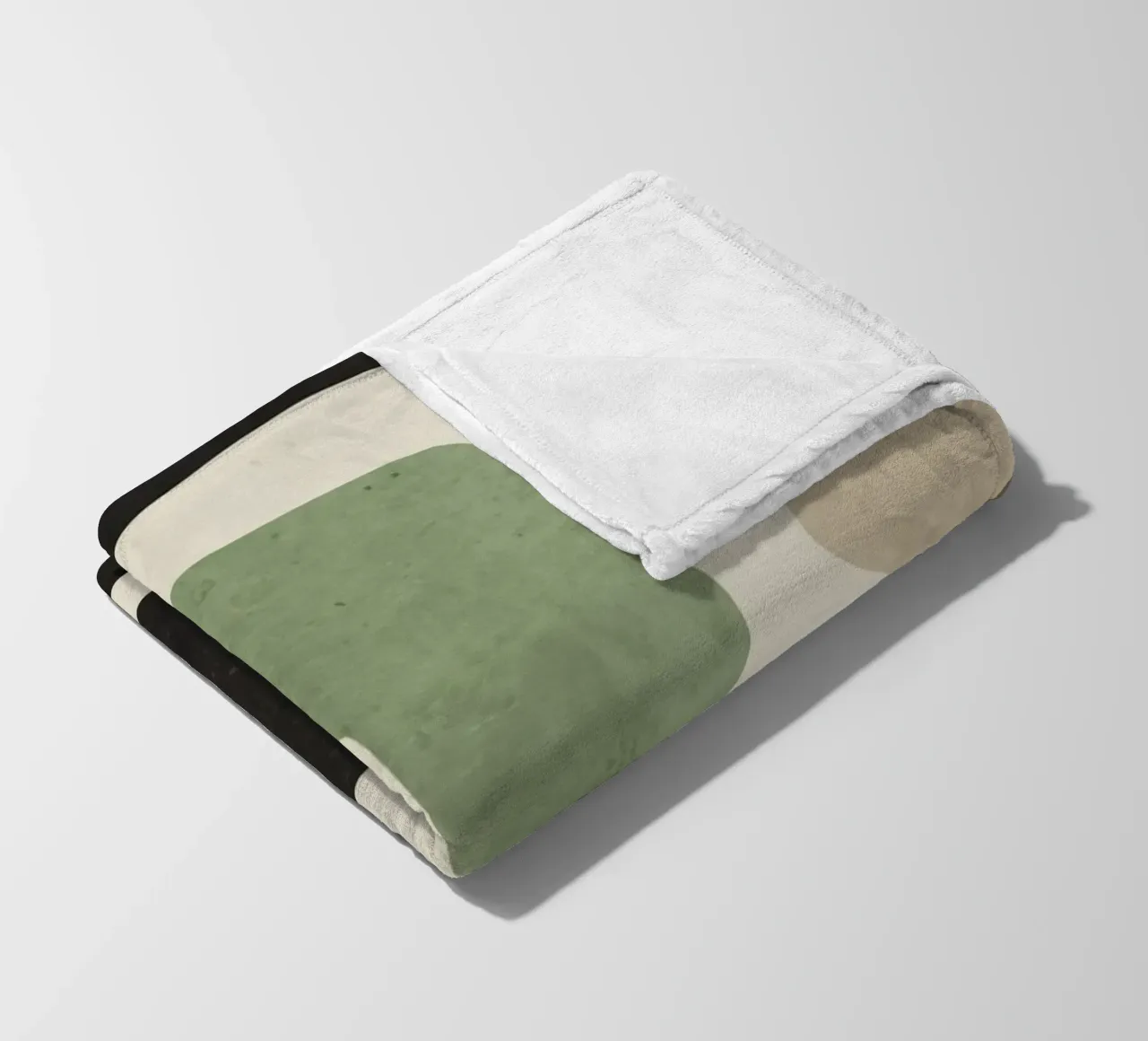 Forme astratte moderne minimali 01 coperta in pile da ThingDesign