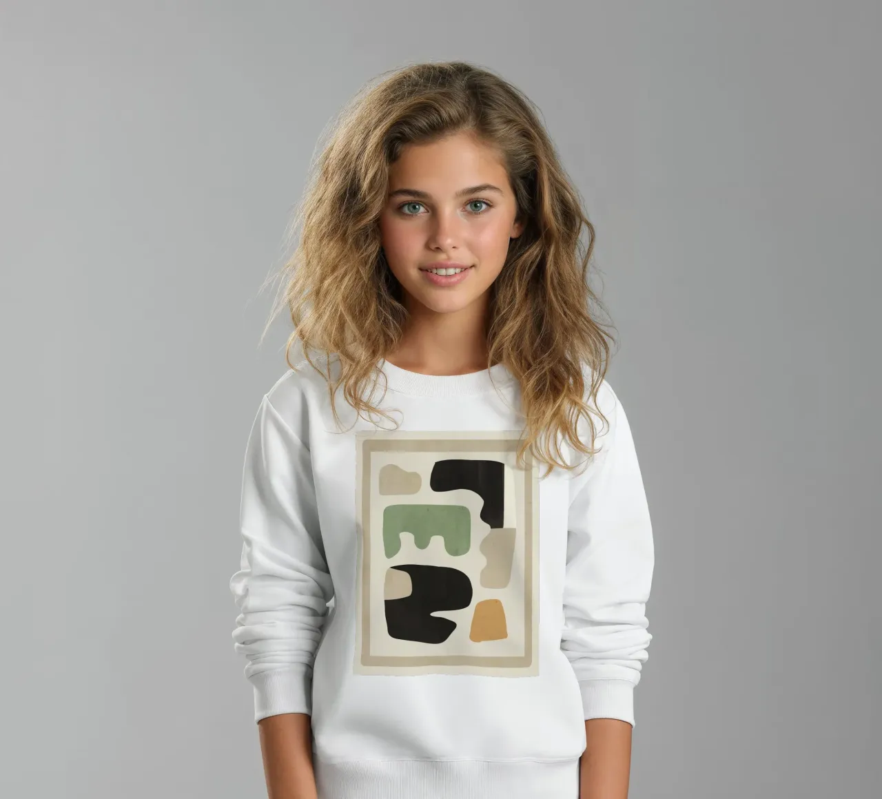 Forme astratte moderne minimali 01 felpa bambino da ThingDesign