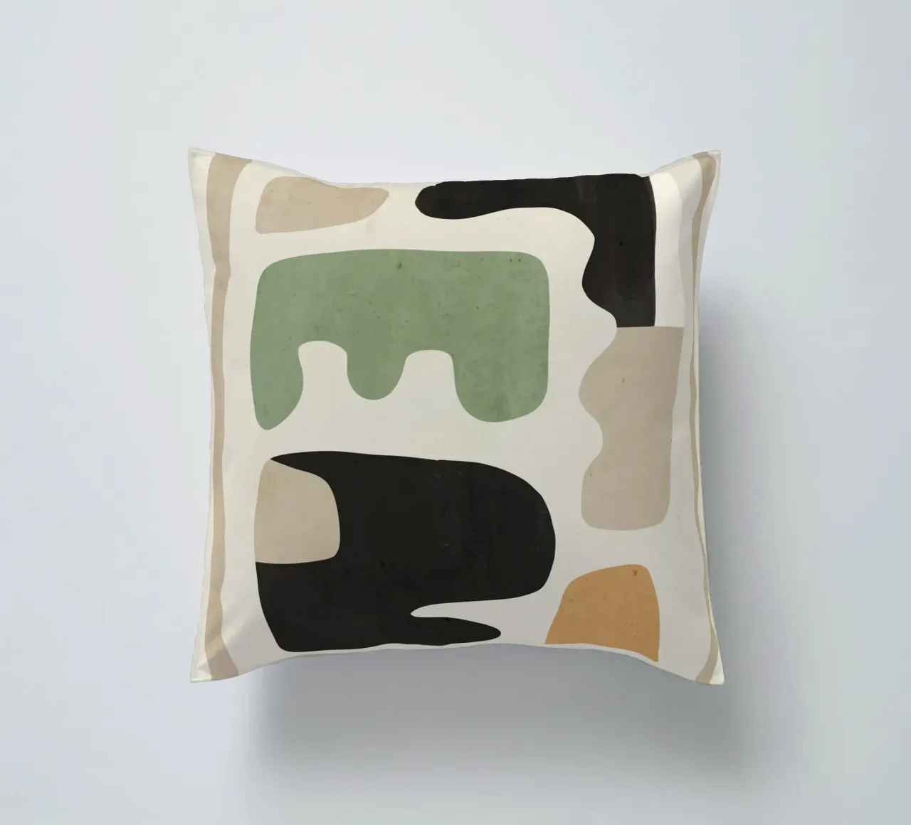 Forme astratte moderne minimali 01 cuscino da ThingDesign