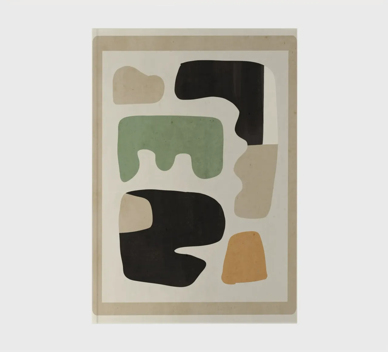 Modern Abstract Minimal Shapes 01 notebook by ThingDesign
