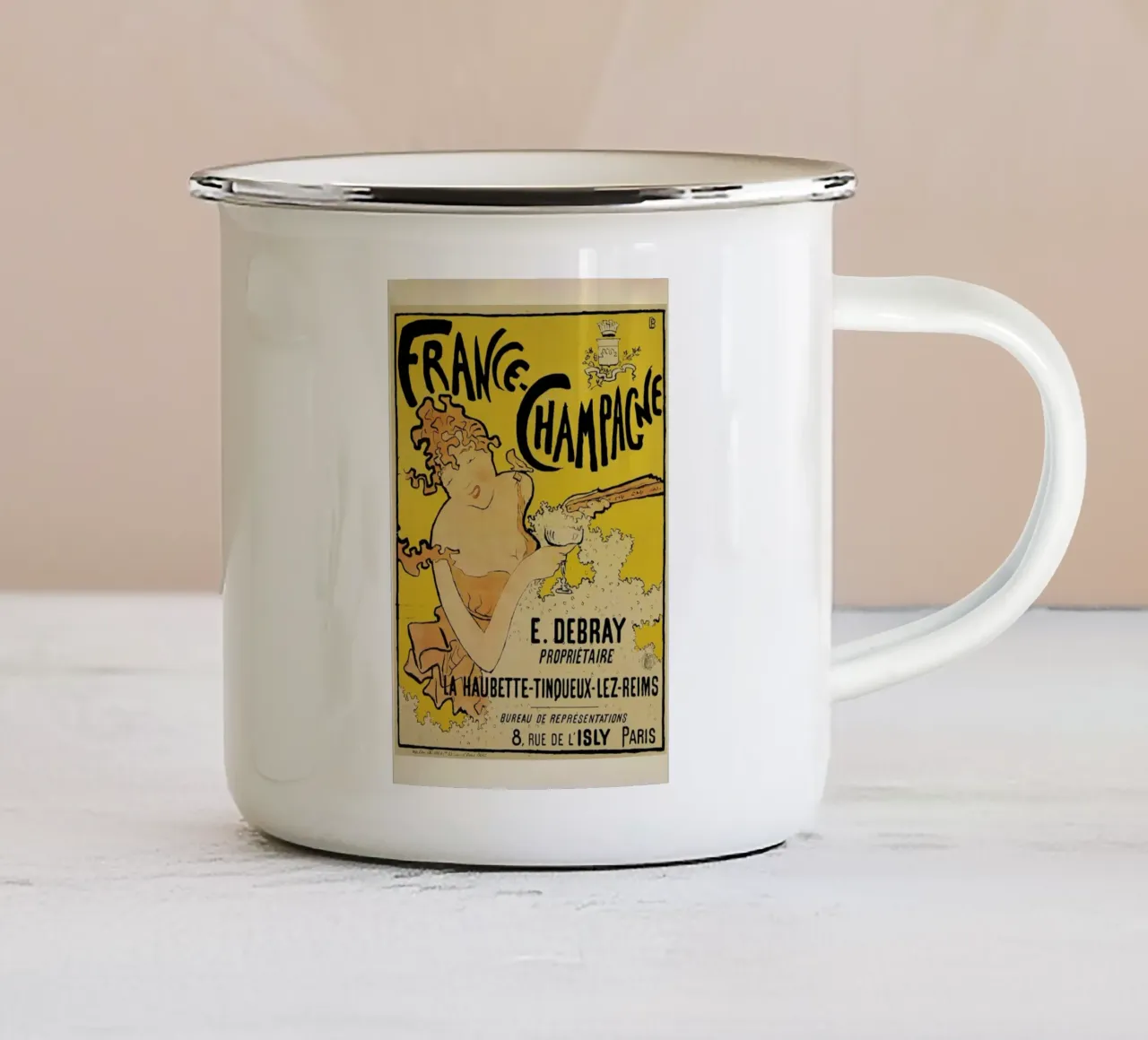 Pierre Bonnard - France-Champagne tazza in smalto da ARTOTHEK