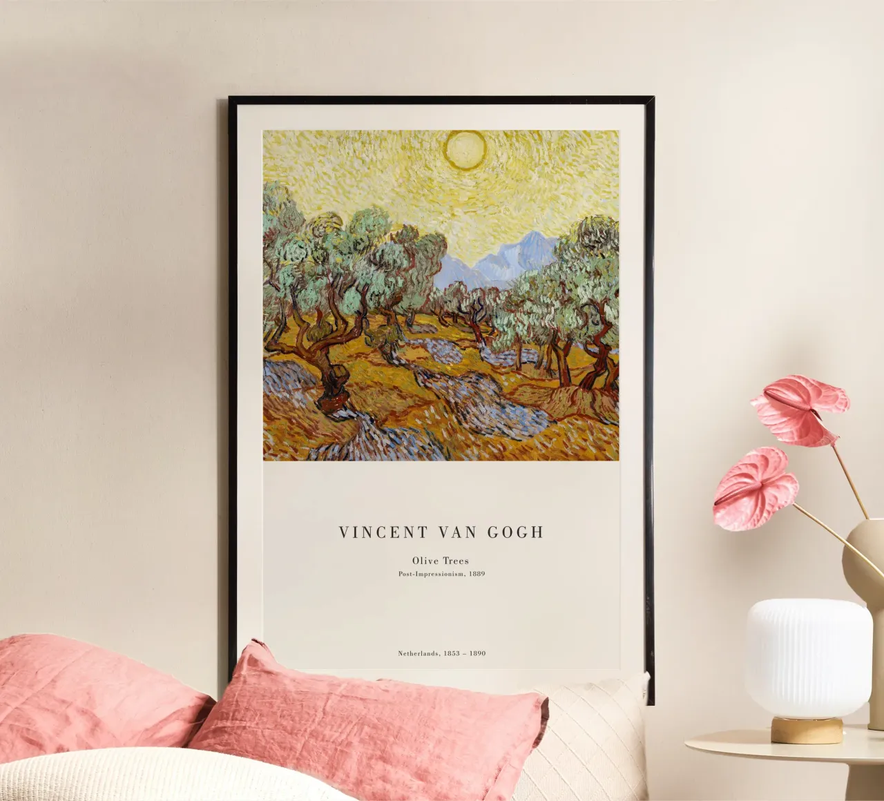 van Gogh - Alberi di ulivo carta hahnemühle da Old Masters