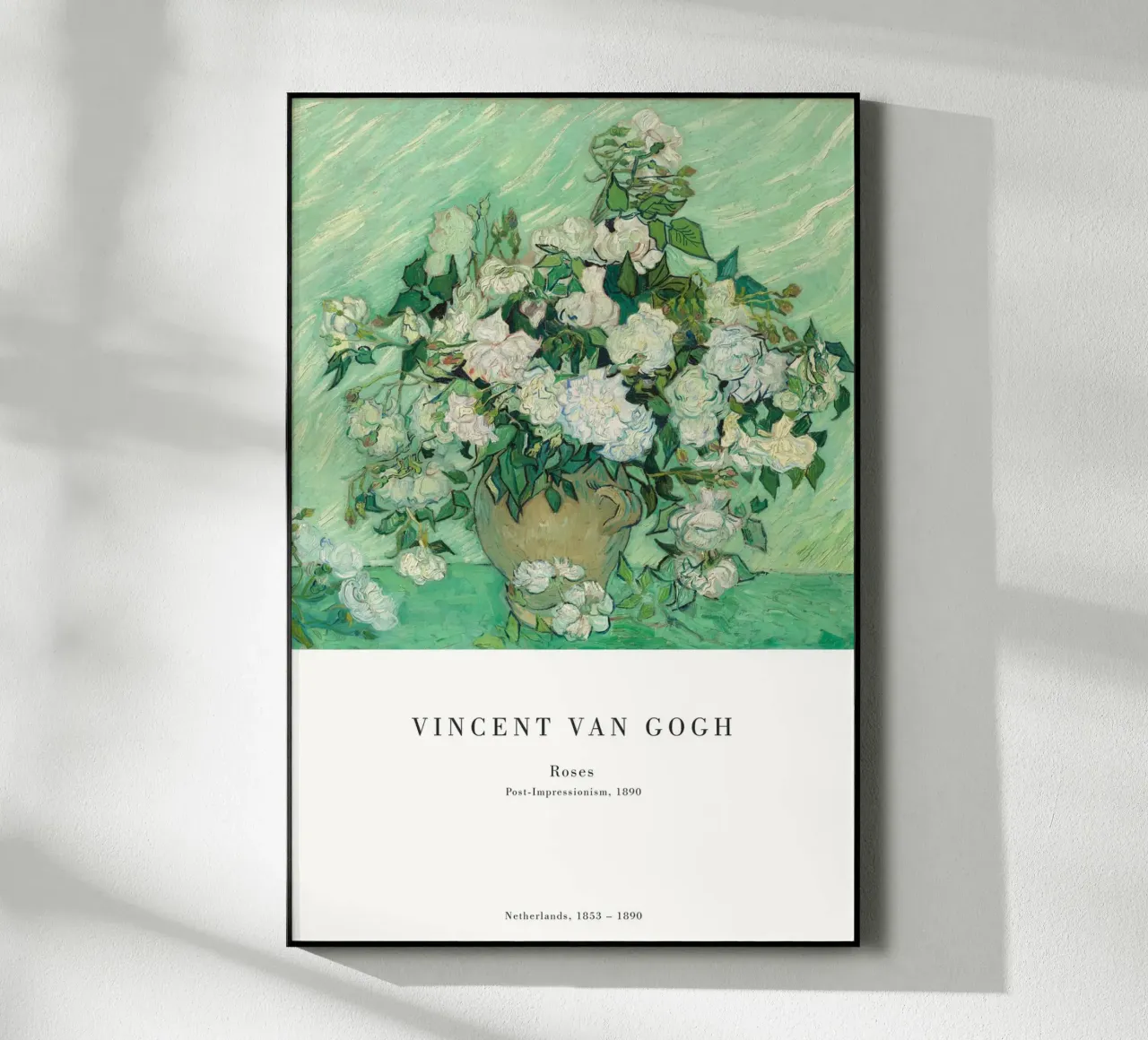 van Gogh - Roses plexiglass da Old Masters