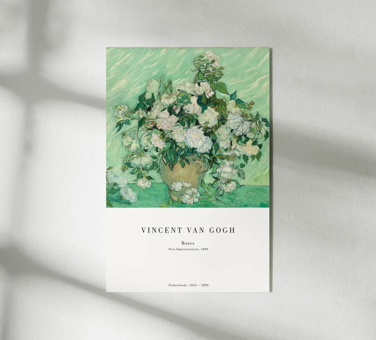 van Gogh - Roses plexiglass da Old Masters