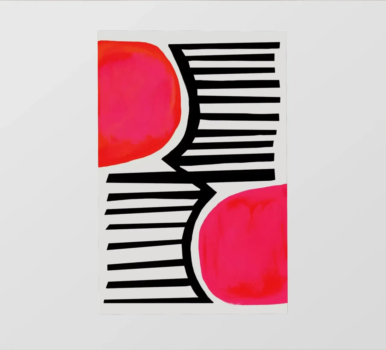 Zonsondergang schaduwen pvc-zeil van Fox & Velvet