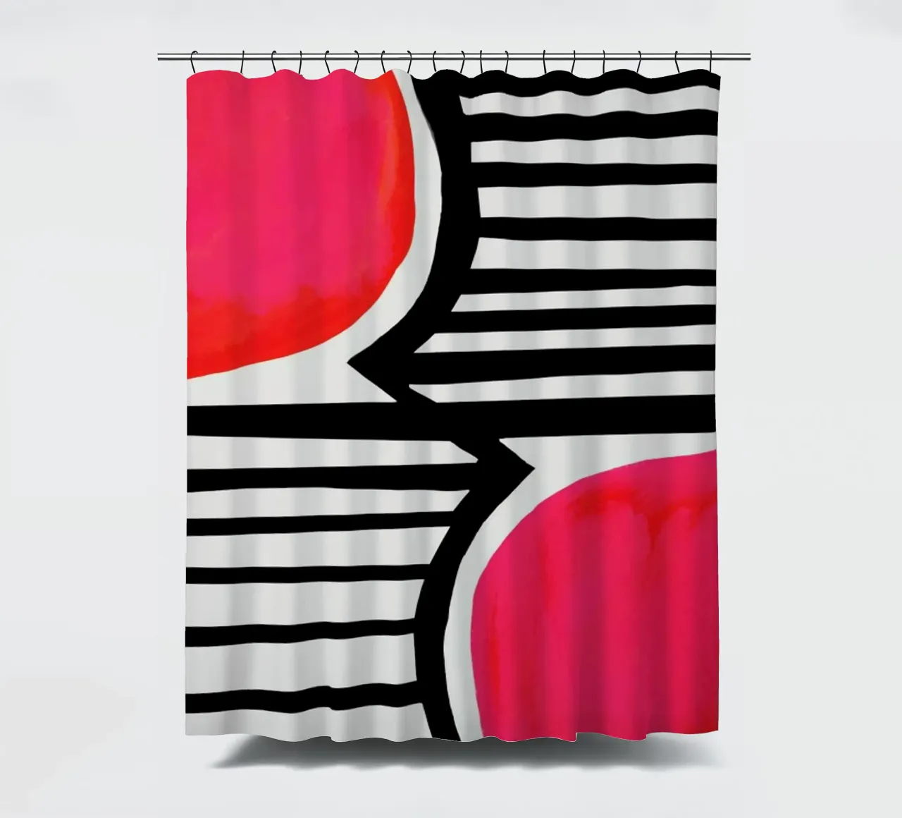 Zonsondergang schaduwen douchegordijn van Fox & Velvet