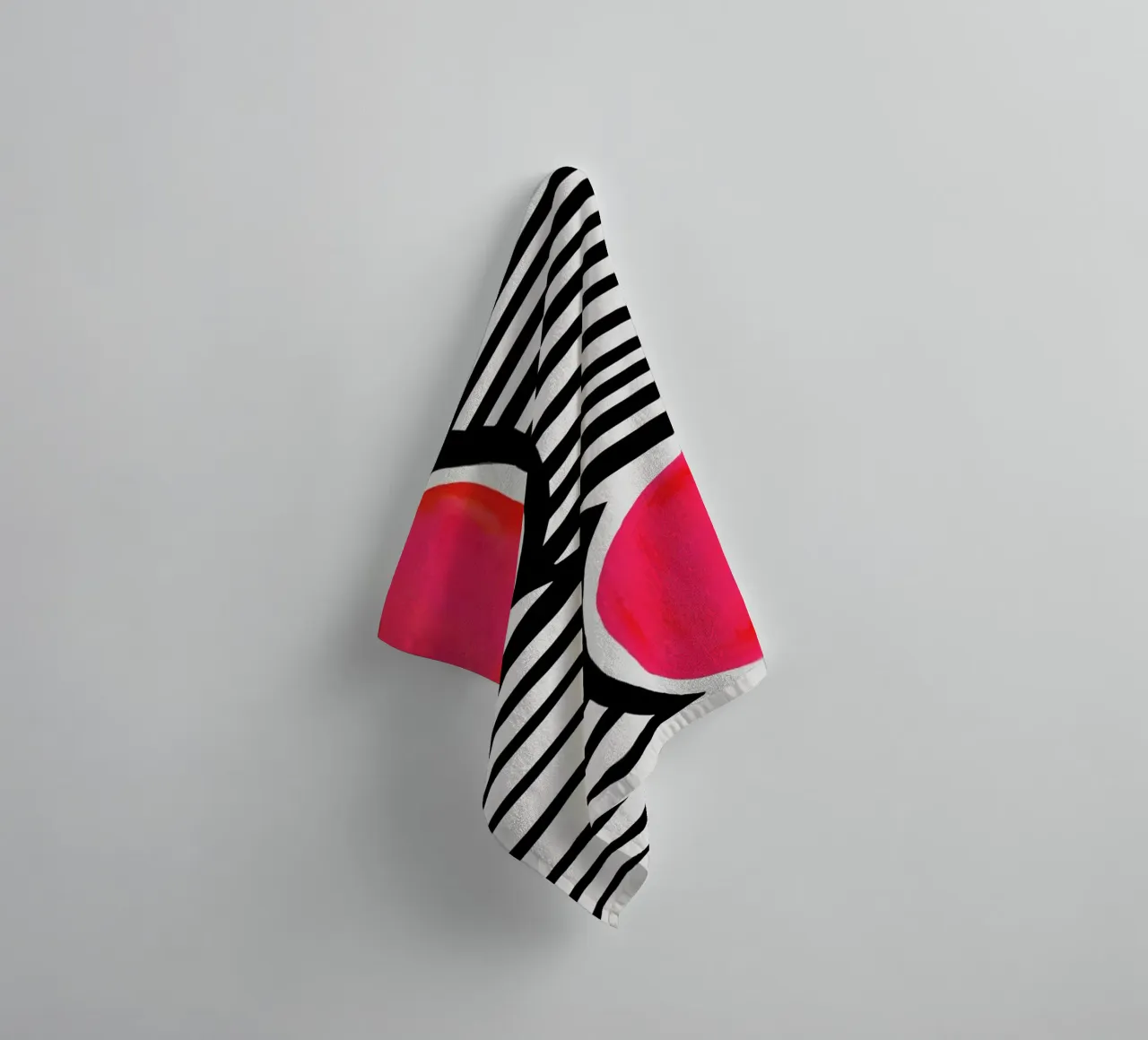 Zonsondergang schaduwen badhanddoek van Fox & Velvet