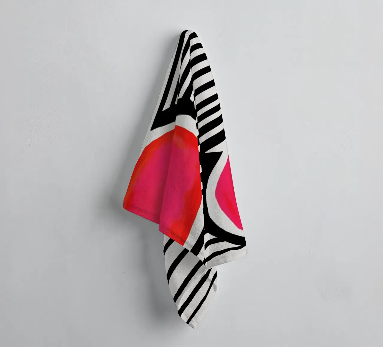 Zonsondergang schaduwen badhanddoek van Fox & Velvet