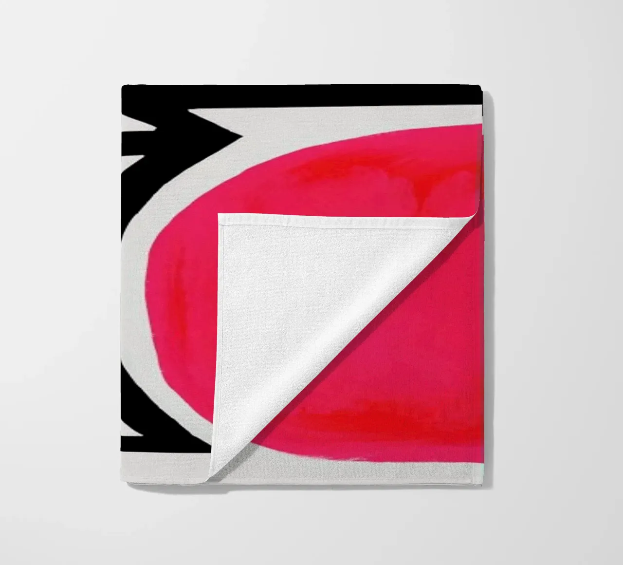 Zonsondergang schaduwen strandhanddoek van Fox & Velvet