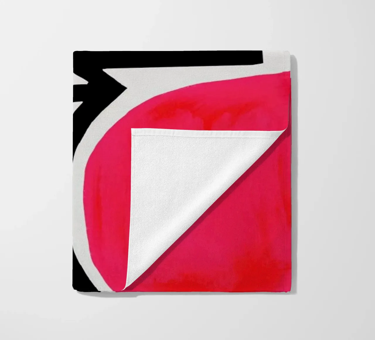 Zonsondergang schaduwen strandhanddoek van Fox & Velvet